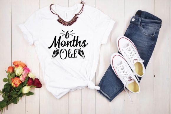6 Months Old Svg: Premium Graphics for T-Shirt Designs and Content