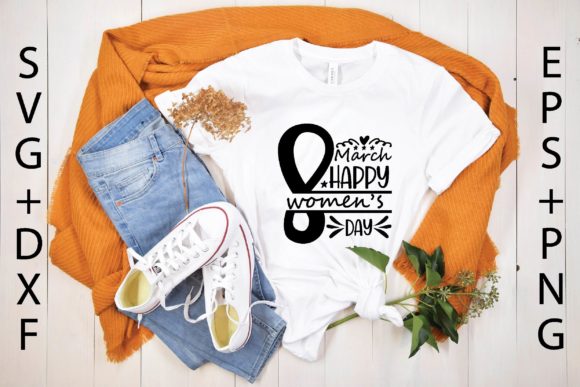 8 March Happy Women's Day Svg: Graphics & T-Shirt Designs Review