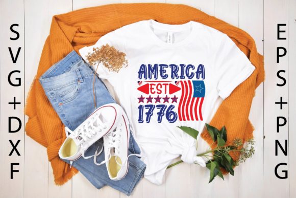 America Est 1776 Svg Graphics and T-Shirt Designs Review
