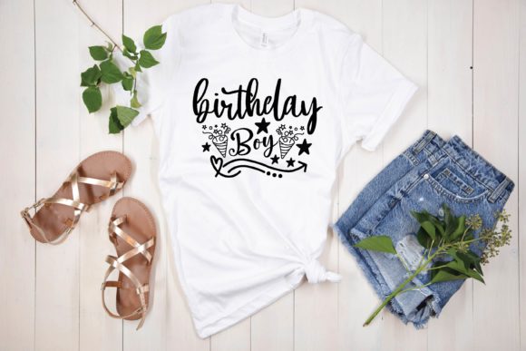 Birthday Boy Svg: A Graphic Design Asset for T-Shirt Designs