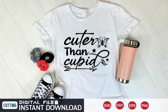 Cuter Than Cupid Svg: Graphics for T-Shirt Designs and Content