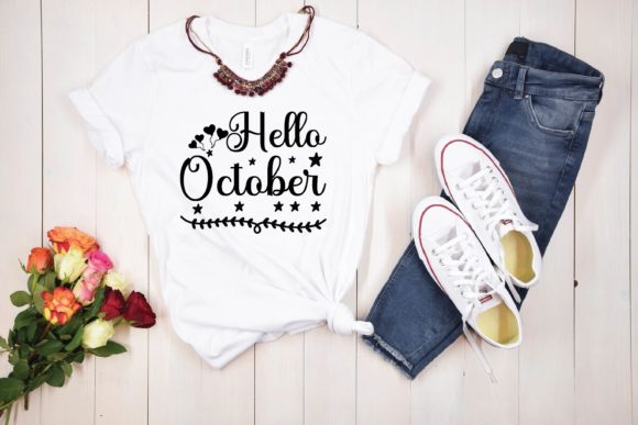 Hello October Svg: Essential Graphics for T-Shirt Designs