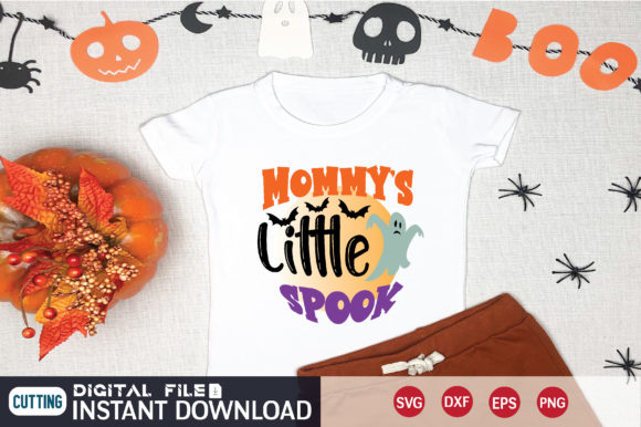 Mommy s Little Spook Svg: Premium Graphics for T-Shirt Designs