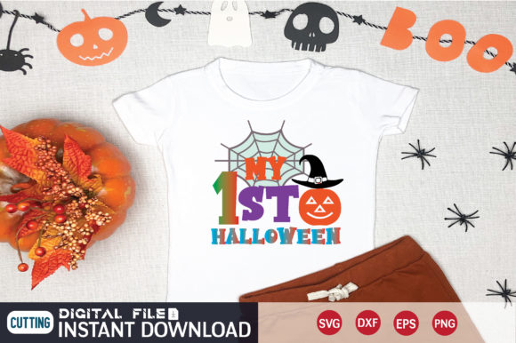 My 1st Halloween Svg Graphics and T-Shirt Designs Review