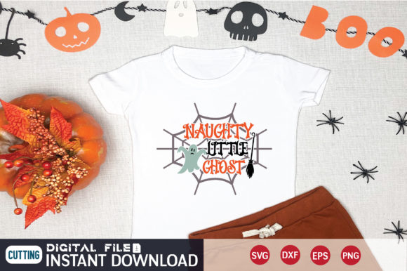 Naughty Little Ghost Svg Graphics and T-Shirt Designs Review