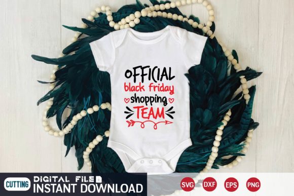Official Black Friday Shopping Team Svg Graphics Review