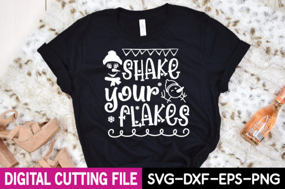 Shake Your Flakes Svg: A Fresh Graphic Design Asset for T-Shirt Designs and Graphics